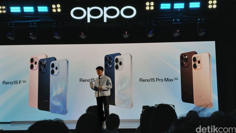 Oppo Reno15, Pro Max & F Resmi Rilis, Ini Spesifikasi dan Harga di RI