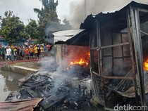 Pasar Loak Adiwerna Tegal Terbakar