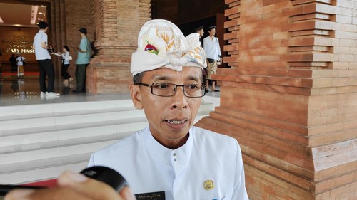 Kepala Disbud Badung, I Gde Eka Sudarwitha, Jumat (23/1/2026). (Agus Eka/detikBali)