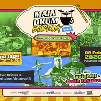 Main Drum Bareng Vol. 3 Hadir Lagi! Dangdut Groove Party yang Siap Bikin Jakarta Berisik