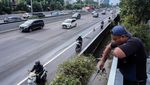 Banjir Jakarta Paksa Motor Masuk Tol