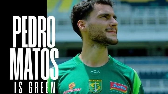 Pedro Matos Resmi Berseragam Persebaya