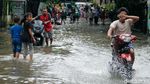 Perumahan Pinang Griya Tangerang Banjir Imbas Tanggul Jebol