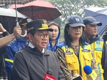 Video Wamen PU Tinjau Cengkareng Drain Bareng Pramono: Masih Siaga 1