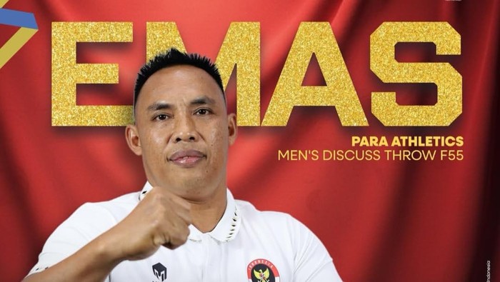 Riadi Saputra, atlet Lempar Cakram asal Sumut yang berhasil meraih medali emas di ASEAN Para Games 2025 (Foto: Instagram Kemenpora)