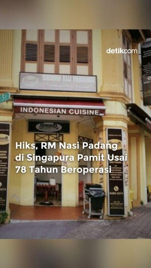 Video RM Nasi Padang di Singapura Pamit Usai 78 Tahun Beroperasi