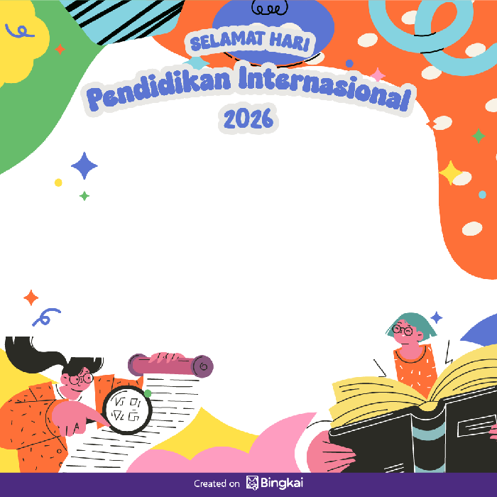 10 Twibbon Hari Pendidikan Internasional 2026 Gratis, Ini Link Downloadnya