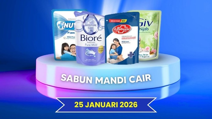 Aneka Sabun Mandi Cair Diskon 15% di Transmart Full Day Sale!