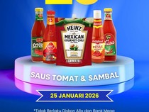 Aneka Saus Tomat & Sambal Banting Harga di Transmart Full Day Sale!