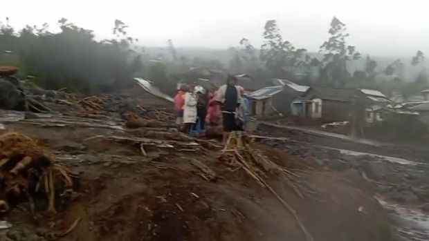 Kondisi dampak banjir di Pemalang.