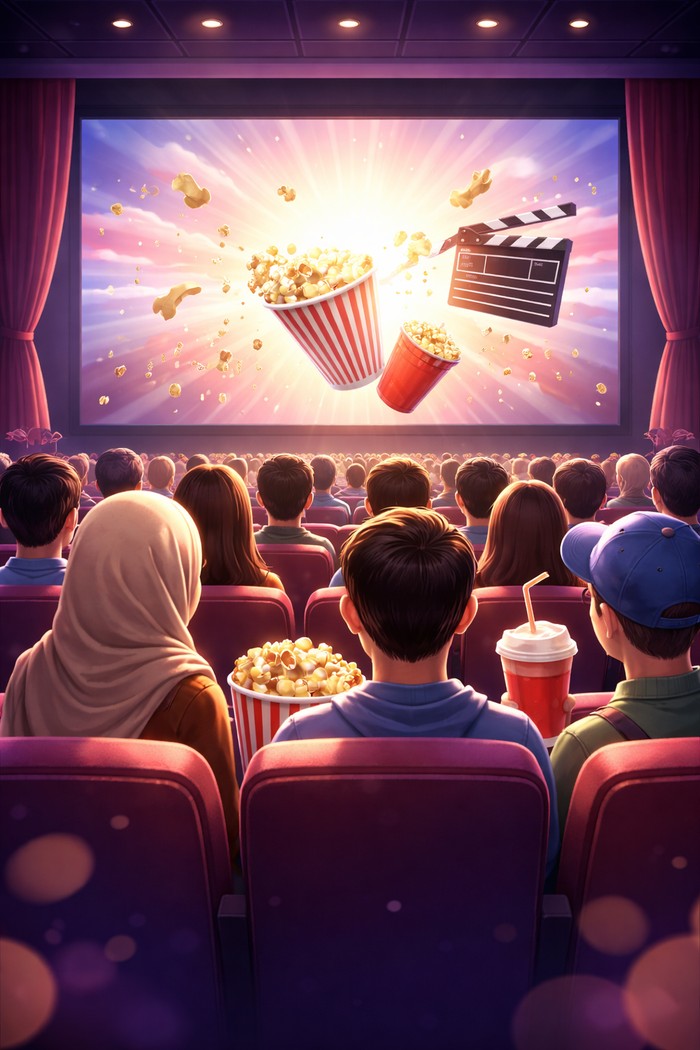 Ilustrasi Nonton Film di Bioskop