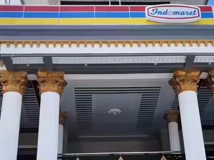 Indomaret megah di Pangkalan Bun yang viral di medsos. (Istimewa)