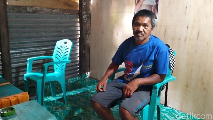 Ismail (52), korban diterkam buaya saat buang air di Sungai Mandar.