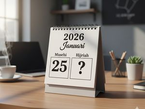 Kalender Hijriah Hari Ini 25 Januari: Tanggal, Bulan, dan Tahunnya
