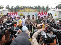 Resmikan Huntara di Aceh Tamiang, AHY Tegaskan Rumah Kebutuhan Dasar Warga