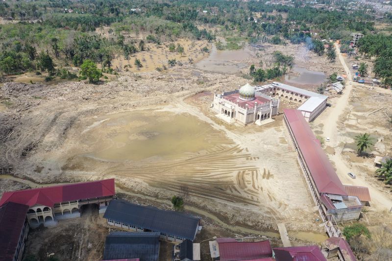 Kondisi Pondok Pesantren Darul Mukhlishin di Desa Tanjung Karang, Karang Baru, Kabupaten Aceh Tamiang, Aceh, Sabtu (24/1/2026). Kondisi Pondok Pesantren Darul Mukhlishin yang sempat dipenuhi kayu gelondongan pascabanjir bandang, pada Sabtu (24/1) telah bersih. ANTARA FOTO/Nova Wahyudi/nym.