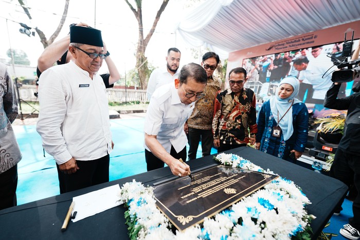 Resmikan Gedung Abdullah Kamil, Menbud Dorong Kebudayaan Berkelanjutan