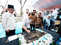 Resmikan Gedung Abdullah Kamil, Menbud Dorong Kebudayaan Berkelanjutan