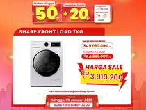 Mesin Cuci Banting Harga di Transmart Full Day Sale