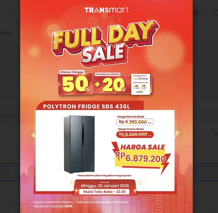 Transmart Full Day Sale