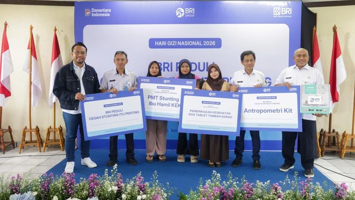 Cegah Stunting, BRI Peduli Salurkan Nutrisi dan Alat Kesehatan