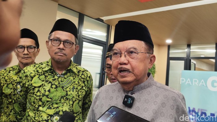 Dr. (H.C) Drs. H Muhammad Jusuf Kalla di acara Pelatihan Akustik Masjid di Paragon Community Hub, Jakarta, Minggu (25/1/2026).