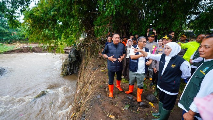Khofifah Respons Cepat Perbaikan Irigasi Pascabanjir Situbondo