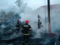 Kakek Tewas Terjebak Kebakaran Rumah-Toko Mebel di Palopo