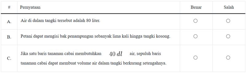 Soal TKA SD Kelas 6 Matematika Soal TKA SD Kelas 6 Matematika