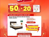 Transmart Full Day Sale! Beli Tempat Tidur Dapat Diskon Jumbo