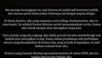 Aku jarang menanggapi isu, tapi karena ini sudah jadi konsumsi publik, aku merasa perlu meluruskan beberapa hal dengan kepala dingin. Di dunia konten ada yang namanya storytelling, dramatization dan re-enactment. Itu adalah format hiburan untuk menyampaikan cerita, bukan niat untuk menipu atau merugikan siapa pun. Satu prinsip yang aku pegang: Aku tidak pernah berniat membohongi soal hadiah atau merugikan orang lain. Kalau dalam perjalanan ada perbedaan antara yang disampaikan di konten dan yang terjadi di lapangan, itu jadi bahan evaluasi buat aku, katanya dilihat detikcom, Minggu (25/1/2026). Foto: dok instagram Willie Salim