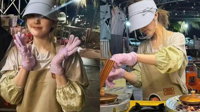 Zhao Lusi, seleb China yang banting stir jualan egg tart