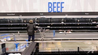 Rak-rak Supermarket AS Kosong Diborong Warga gegara Badai Musim Dingin