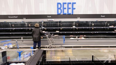 Rak-rak Supermarket AS Kosong Diborong Warga gegara Badai Musim Dingin