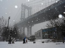 Penampakan Badai Salju Menyapu Sebagian Besar Wilayah AS