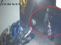 Pencuri dengan Santai Gasak Motor Parkir di Kerobokan