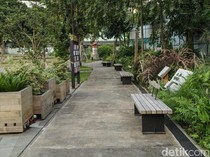 Eks Pabrik Percetakan Uang Disulap Jadi Taman Hijau di Jakarta Selatan