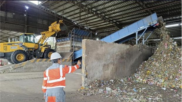 RDF Plan pertama di Indonesia, di Cilacap yang di inisiasi oleh SIG. (Dok. Semen Indonesia Group)