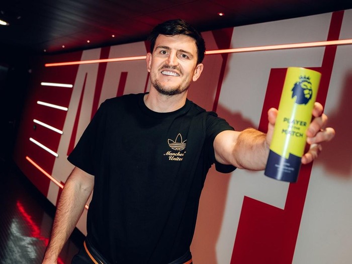 Harry Maguire bermain penuh di laga Arsenal vs MU, Minggu 25 Januari 2026 di Emirates Stadium. Bek berusia 32 tahun ini menjadi pemain terbaik pertandingan (MOTM).