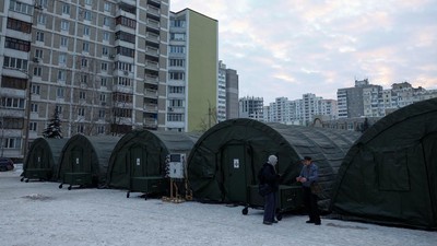 Kyiv Bergerak Cepat Sediakan Shelter Hangat di Tengah Serangan dan Suhu Ekstrem
