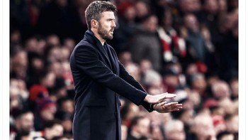 Fabrizio Romano melaporkan bahwa Carrick mengaku tidak akan terlena dan fokus menghadapi laga selanjutnya. Foto: X.com