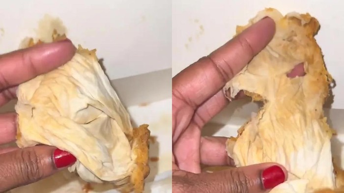 Ngeri...Pelanggan Temukan Tisu di dalam Pesanan Ayam Gorengnya