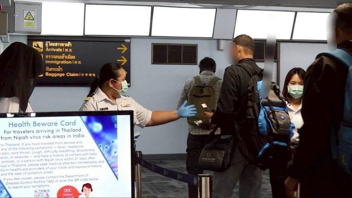 Pemeriksaa kesehatan bandara Thailand untuk mencegah virus Nipah