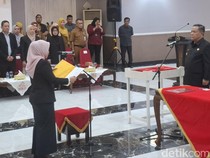 SF Hariyanto Lantik 14 Kadis-Kaban, Ada Kepala Bapenda-Kadis Pariwisata Riau
