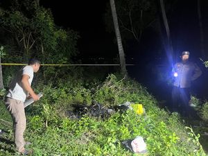 Polisi Temukan Pertalite dan Tali Nilon di TKP Mayat Terbakar Lombok Barat