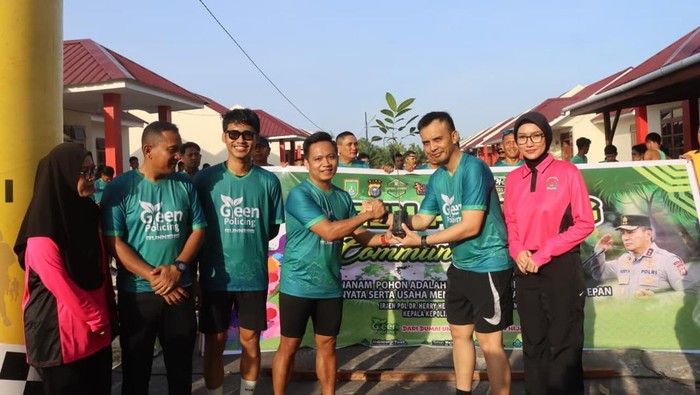 Polres Dumai Gandeng Green Policing Runners, Sinergi Ekologi dan Olahraga