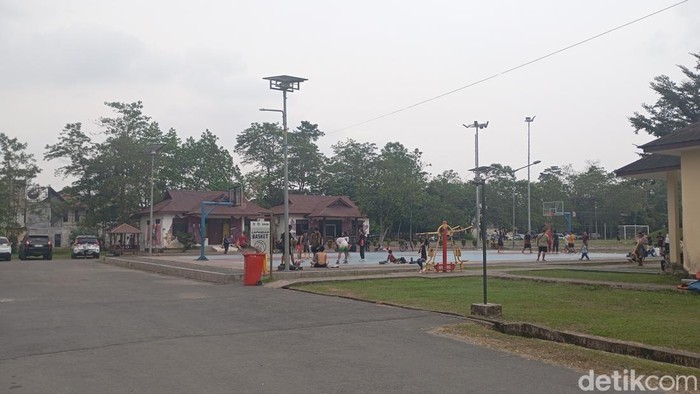 Suasana Taman Cadika Medan. (Rindi Antika/detikSumut)