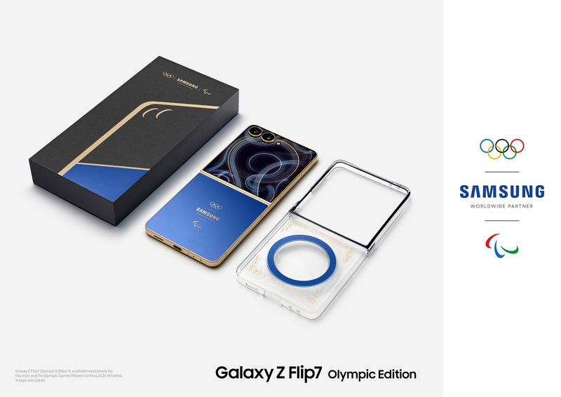 Samsung Rilis Galaxy Z Flip7 Olympic Edition Milano Cortina 2026