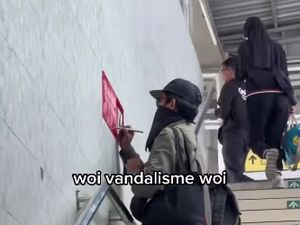 Video Heboh Aksi Vandalisme di Stasiun Bojong Gede, KCI Telusuri