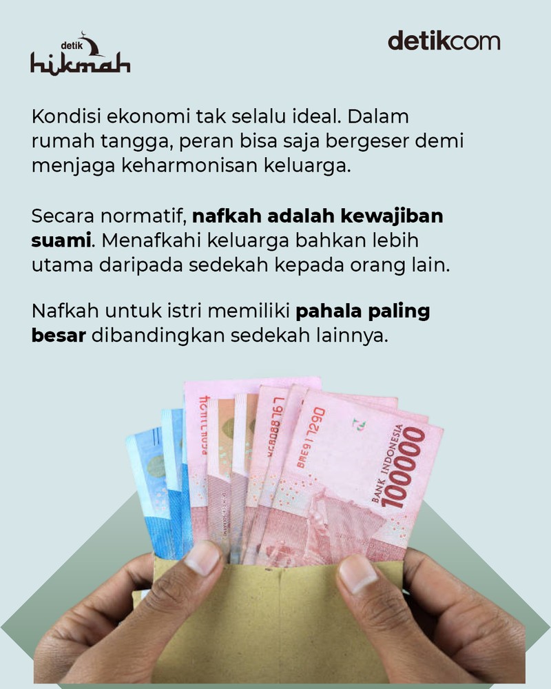Istri Menafkahi Suami, Bagaimana Hukumnya dalam Islam?